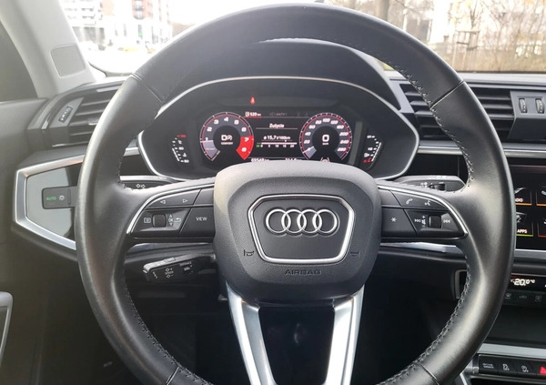 Audi Q3 cena 155150 przebieg: 70000, rok produkcji 2020 z Katowice małe 211